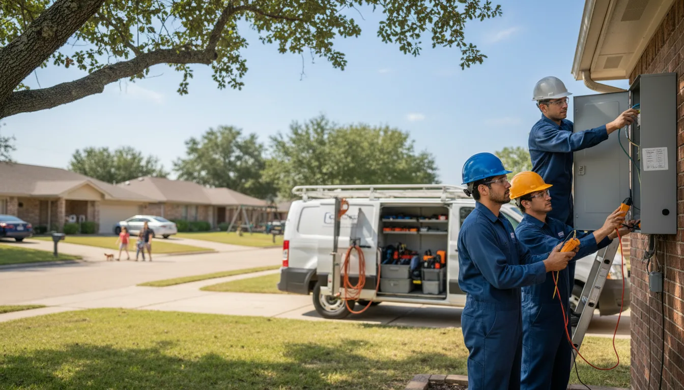 Certified electrician providing emergency electrical services in Dupo, IL